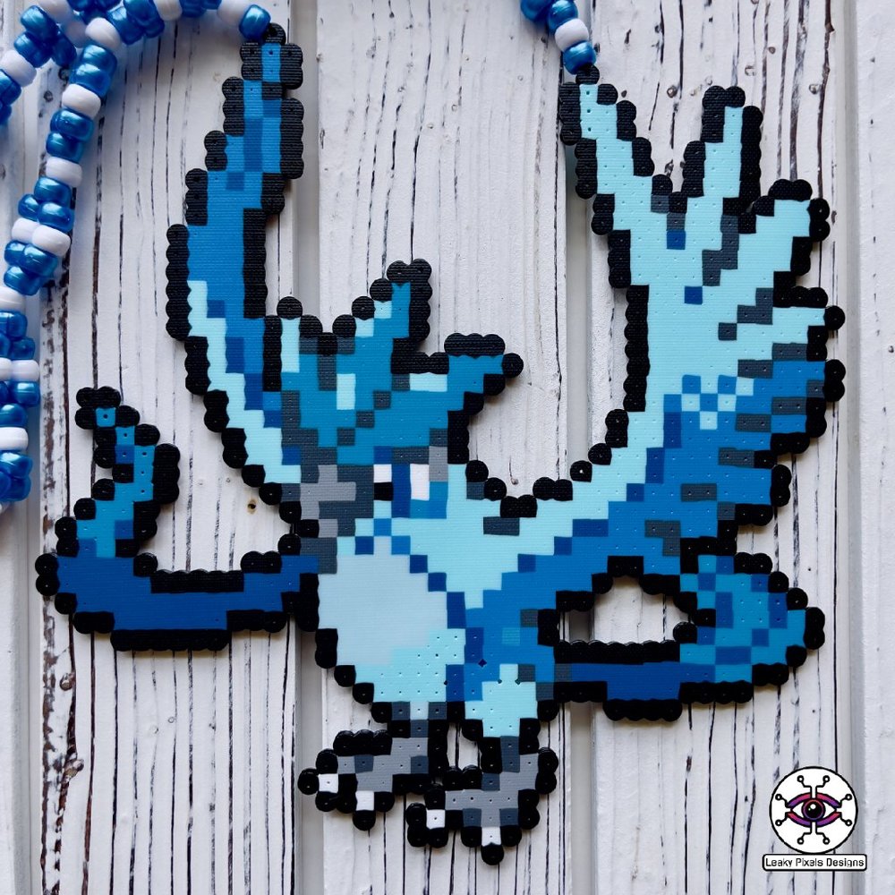 Articuno Perler Necklace